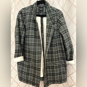 Liverpool Black and White Plaid Blazer